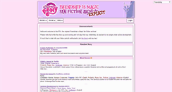 Desktop Screenshot of explicit.ponyfictionarchive.net